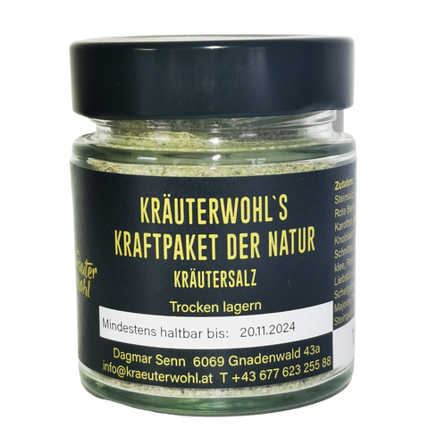 Kräuterwohl's Kraftpaket der Natur -Kräutersalz