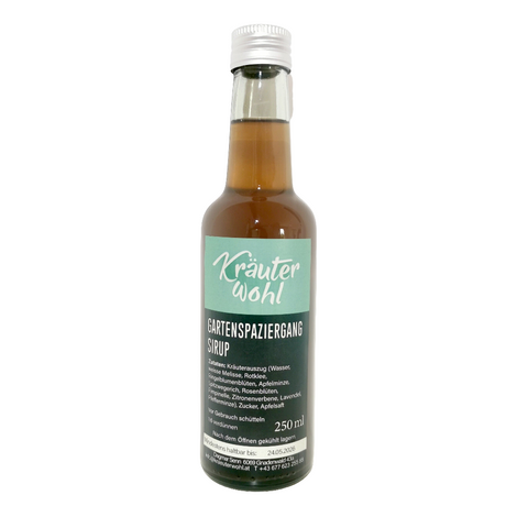 Gartenspaziergang Sirup