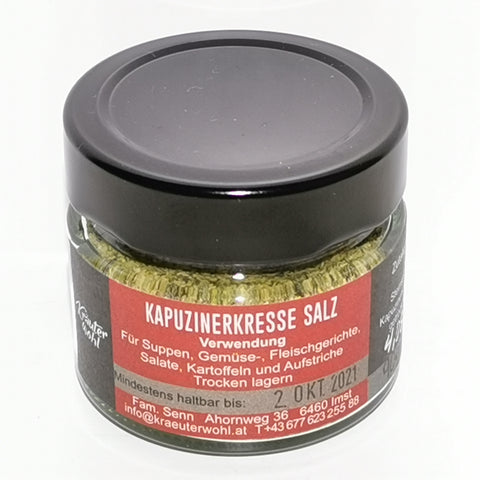 Kapuzinerkresse Salz